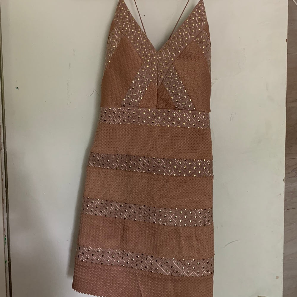 TOP SHOP Studded Mini Dress